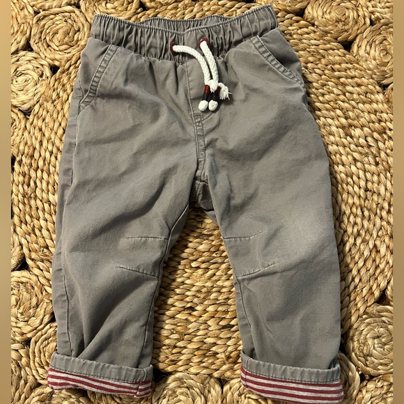 Grey Drawstring Boys Pant - Picture 1 of 4
